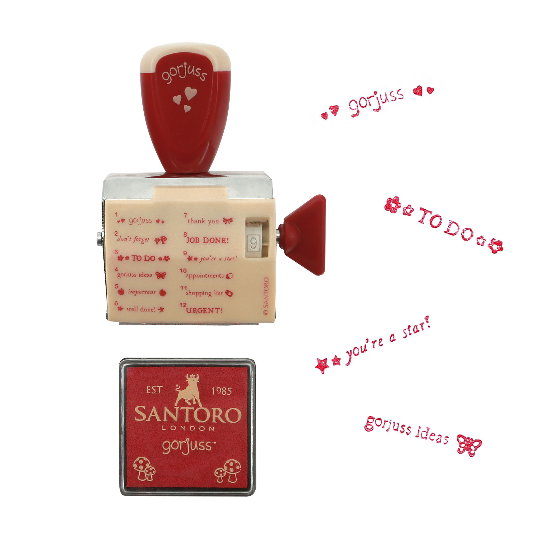 Santoro Gorjuss - Little Red Riding Hood - Poznámkový blok s pečiatkou 