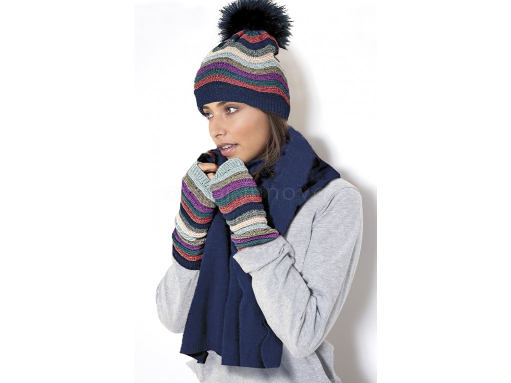 Admas - Zimný set ( čiapka,šál a rukavice ) 59068