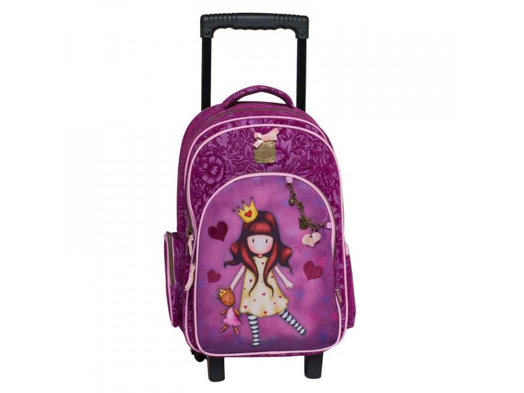 Santoro Gorjuss - Princess - Školská taška s kolieskami 207254