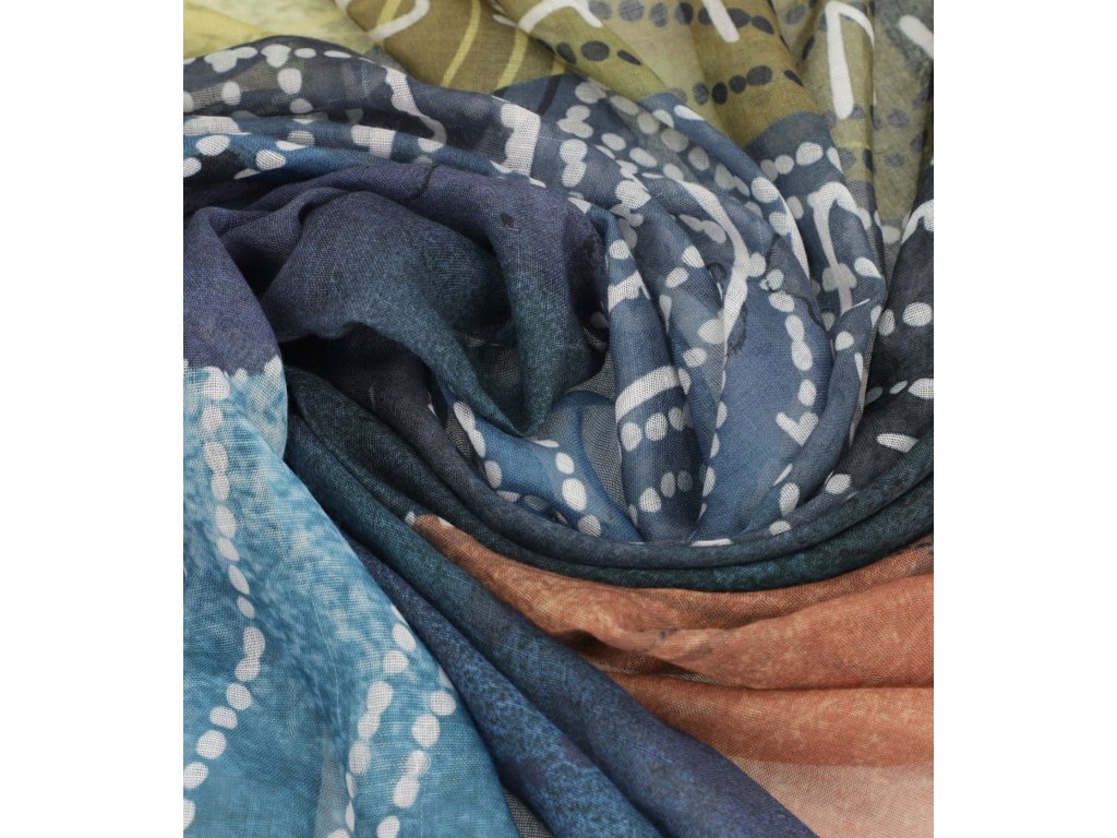 Anekke Iceland Ocean - Šatka 186 x 90 cm 33700-102