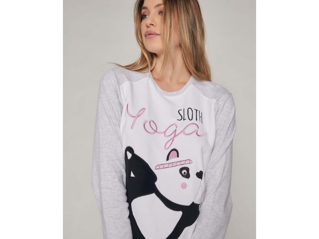 Panda Yoga - Dámske pyžamo 55843