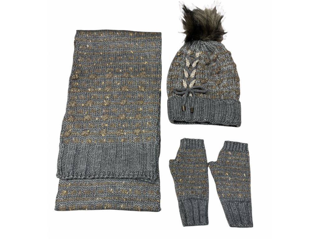Admas - Zimný set ( čiapka,rukavice a šál ) 59066-0