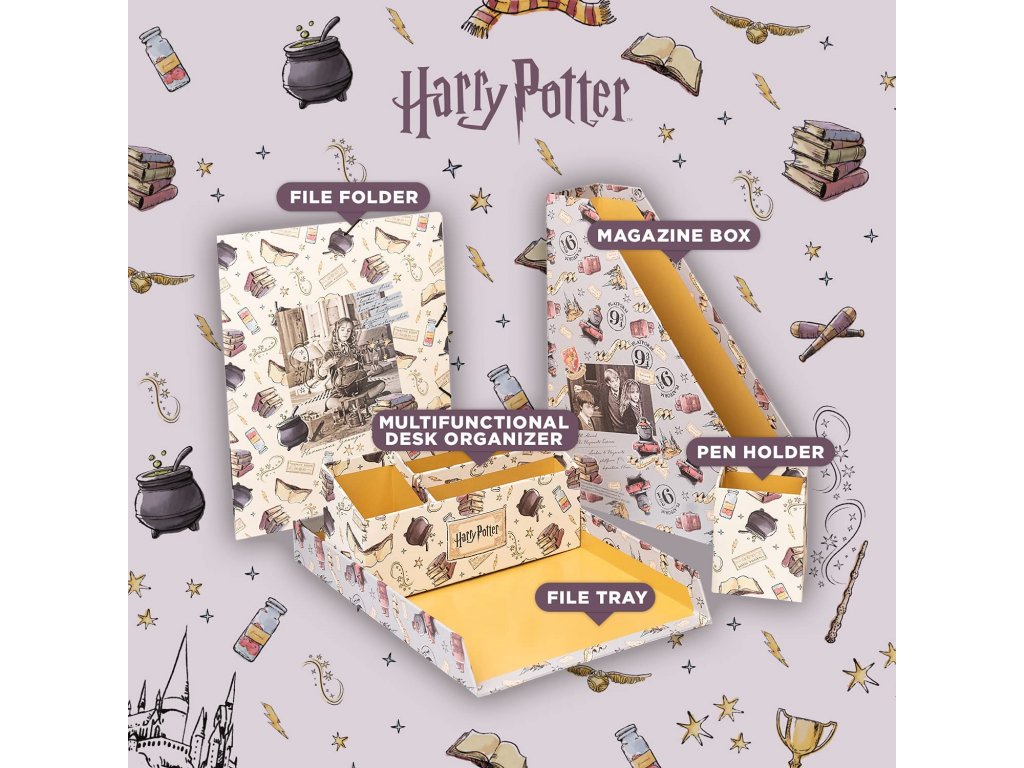 Harry Potter - Set organizér na písací stôl ORG001