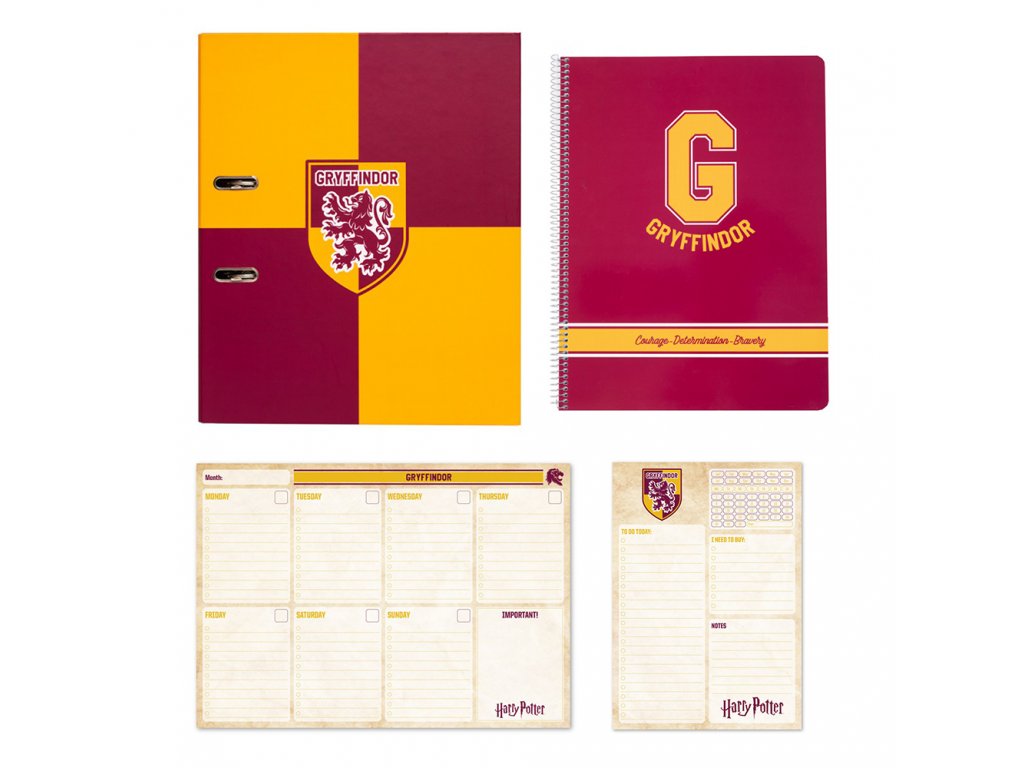 Harry Potter - Set zakladač,zošit A4 a plánovač PACK0138