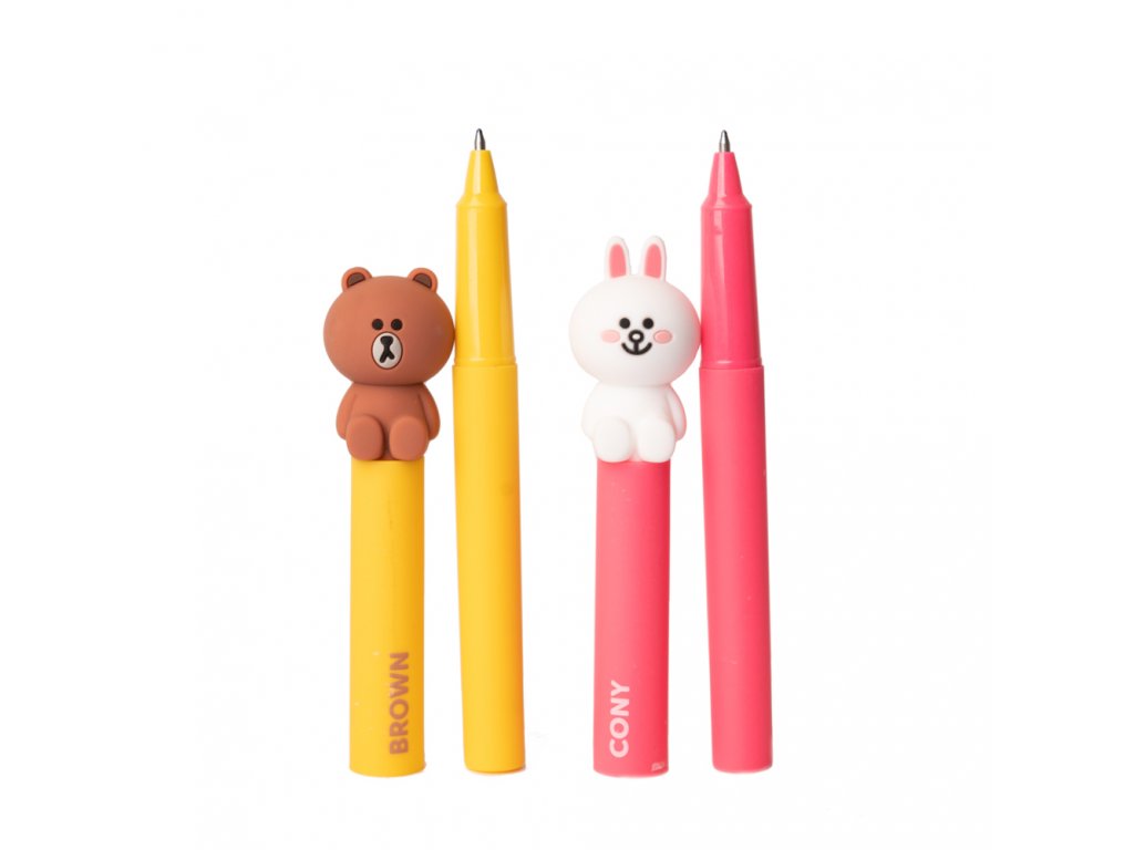 Line Friends - Set 2 pier Cony a Brown LINE3320
