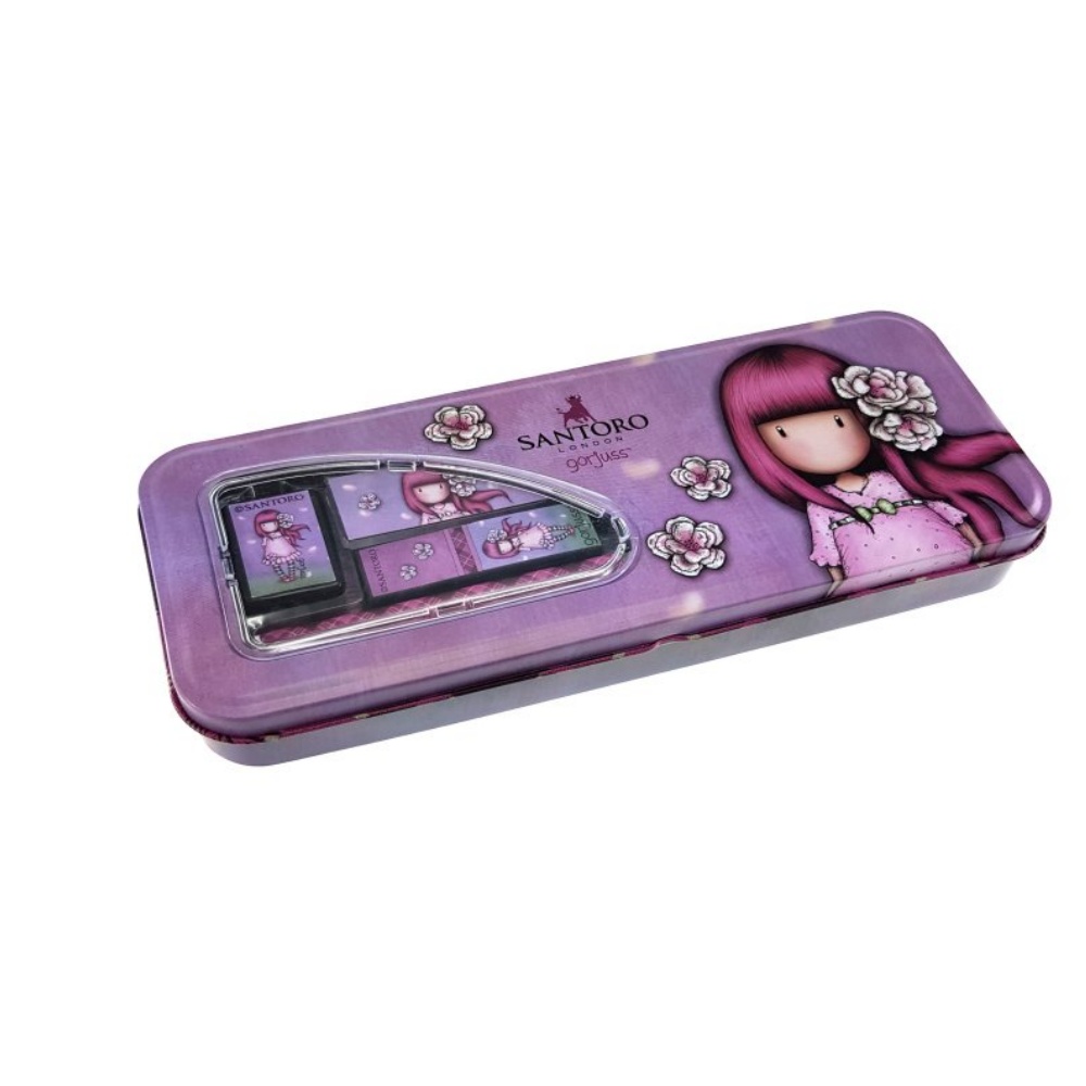 Santoro Gorjuss - Cherry Blossom - Plechový peračník plný 217122