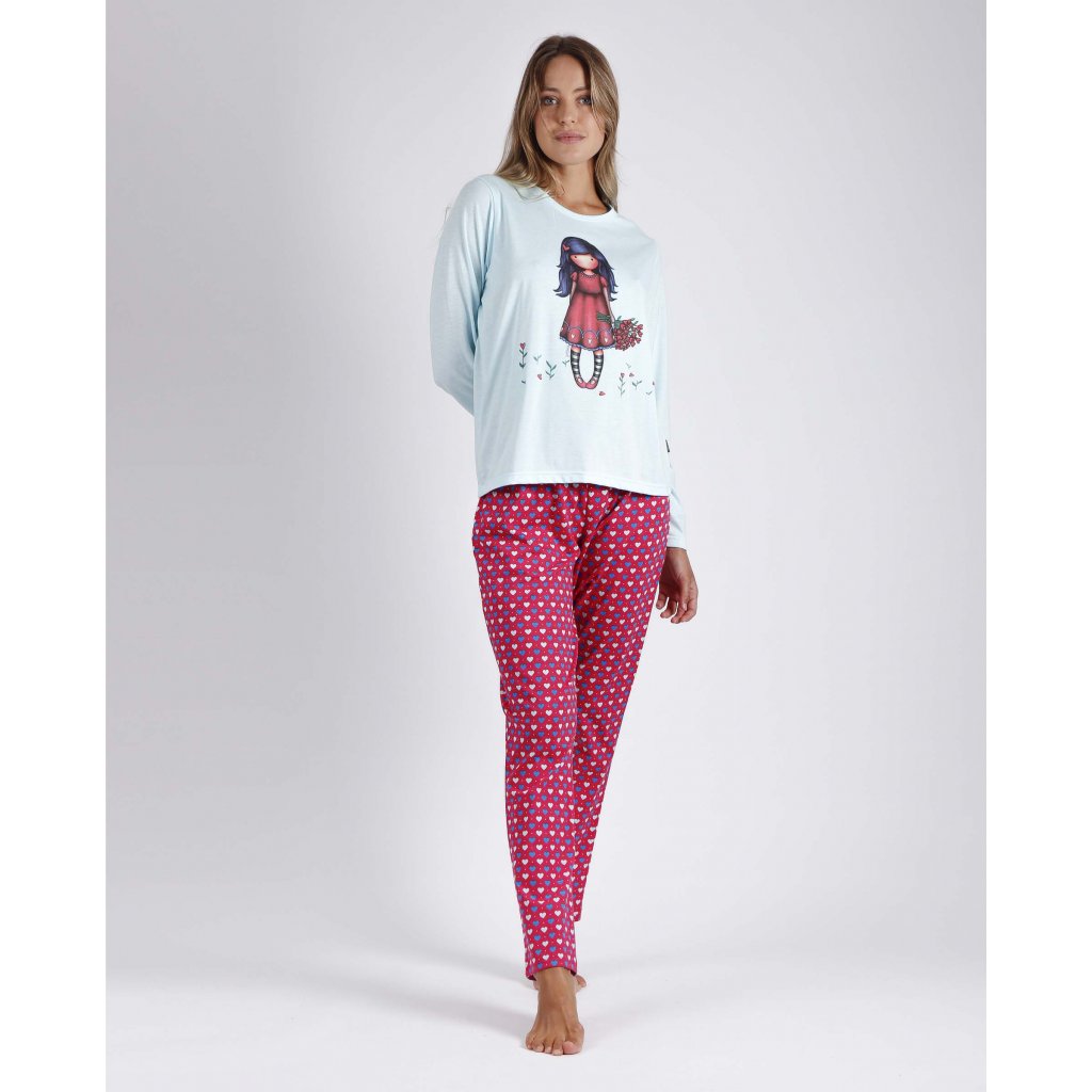 Santoro Gorjuss - Love Grows - Dámske pyžamo dlhé 55614