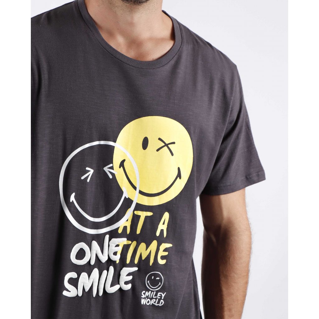 Smiley - Pánske pyžamo krátke 55663