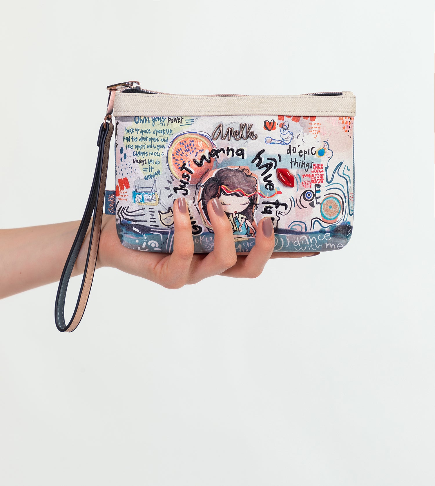 Anekke Fun & Music - Set kozmetická taška + puzdro 34807-395/34809-010