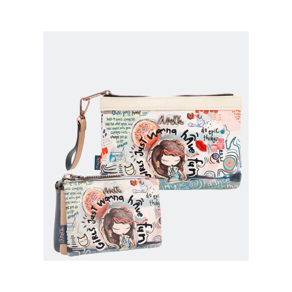 Anekke Fun & Music - Set kozmetická taška + puzdro 34807-395/34809-010