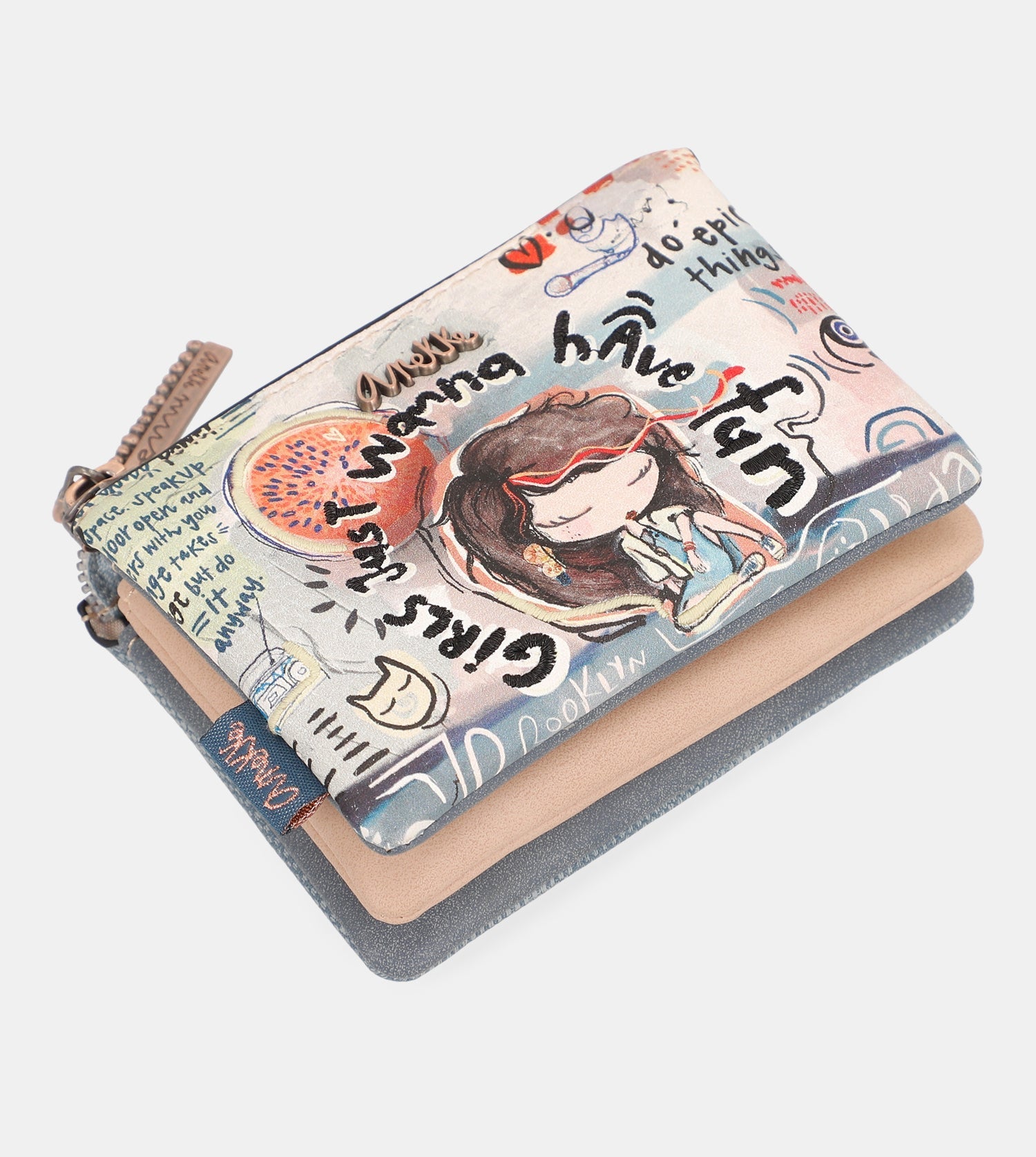 Anekke Fun & Music - Set kozmetická taška + puzdro 34807-395/34809-010