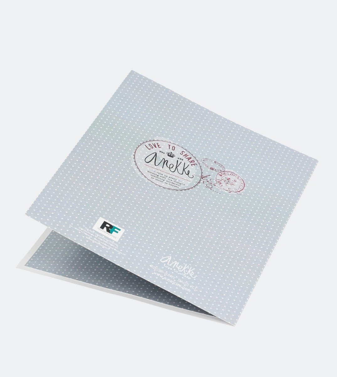 Anekke Patchwork - Pohľadnica 3D s obálkou AK3562