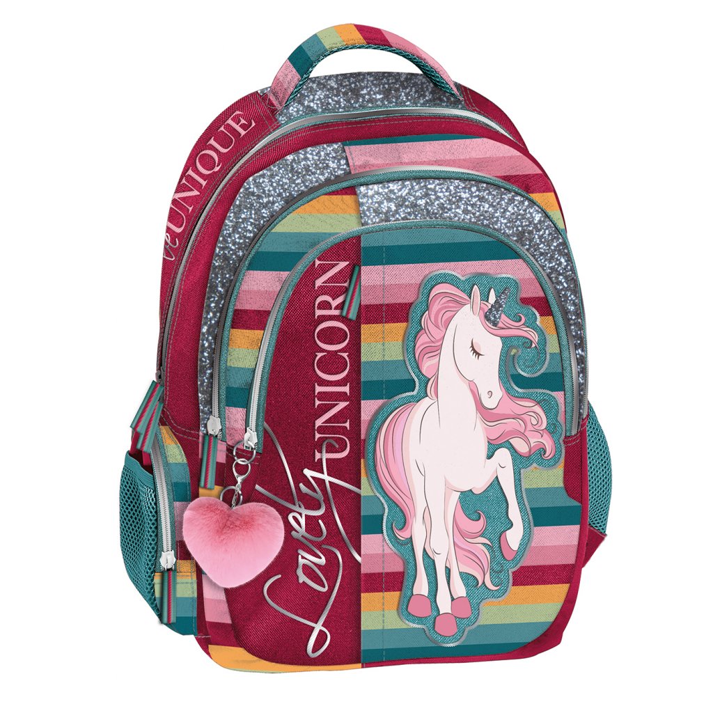 Unicorn - Set školská taška + peračník plný 23017