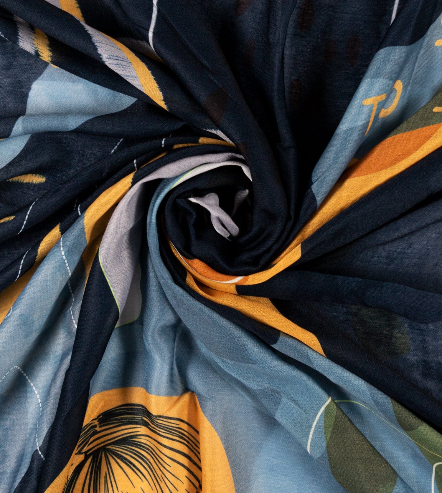 Anekke Pachamama Navy Blue - Plážová šatka 200 x 170 cm 36900-130P