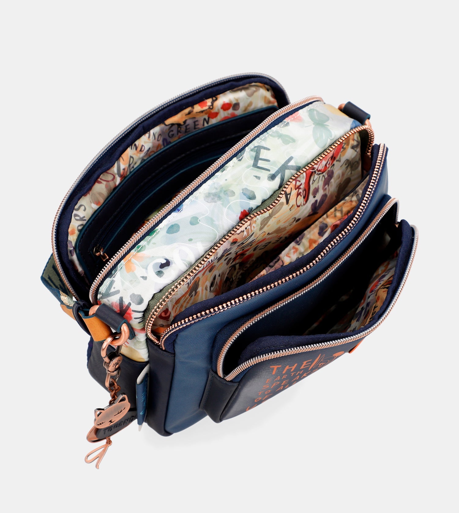 Anekke Pachamama Navy Blue - Crossbody kabelka ♻️ 36763-183