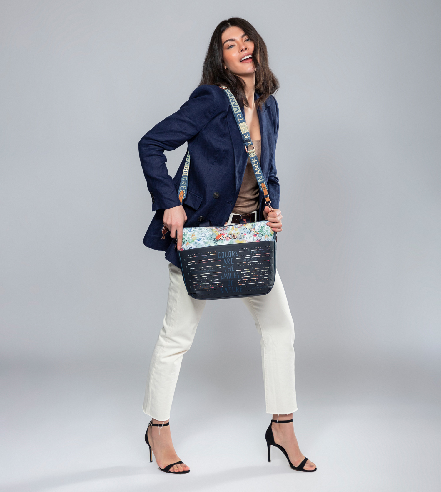 Anekke Pachamama Navy Blue - Kabelka do ruky ♻️ 36761-157