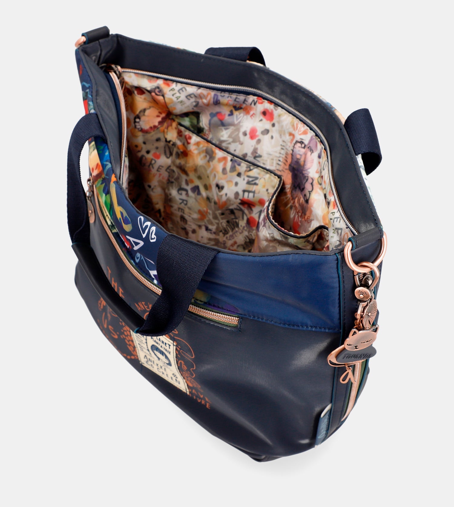 Anekke Pachamama Navy Blue - Kabelka do ruky ♻️ 36761-157