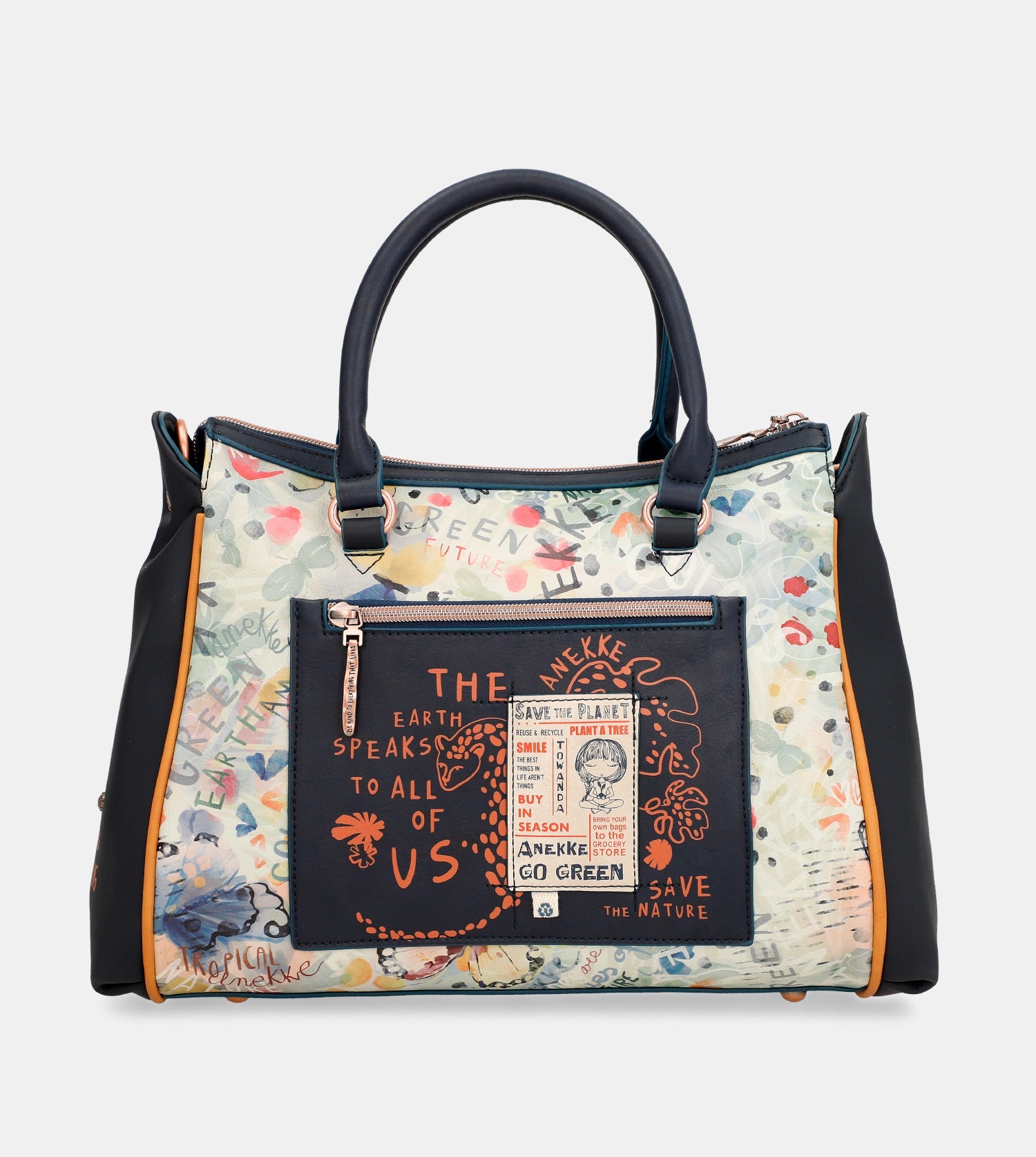 Anekke Pachamama Navy Blue - Kabelka do ruky ♻️ 36771-164