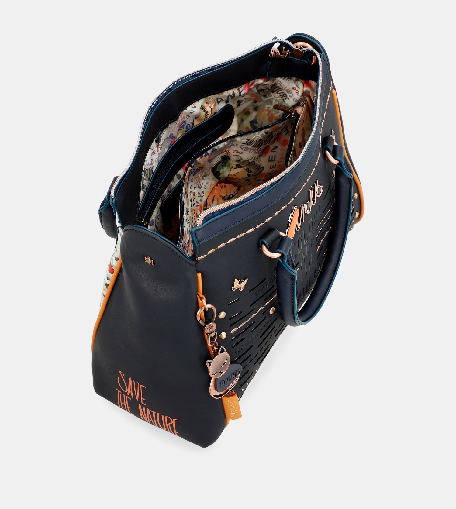 Anekke Pachamama Navy Blue - Kabelka do ruky ♻️ 36771-164