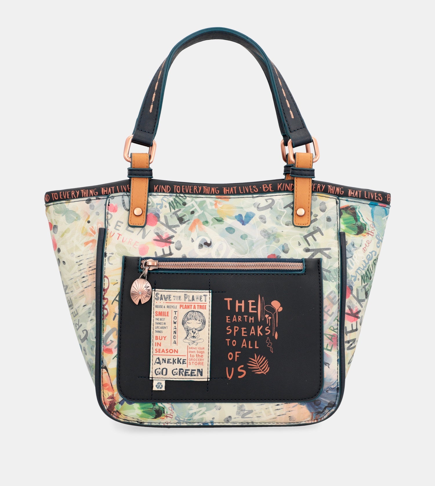 Anekke Pachamama Navy Blue - Kabelka do ruky ♻️ 36771-178