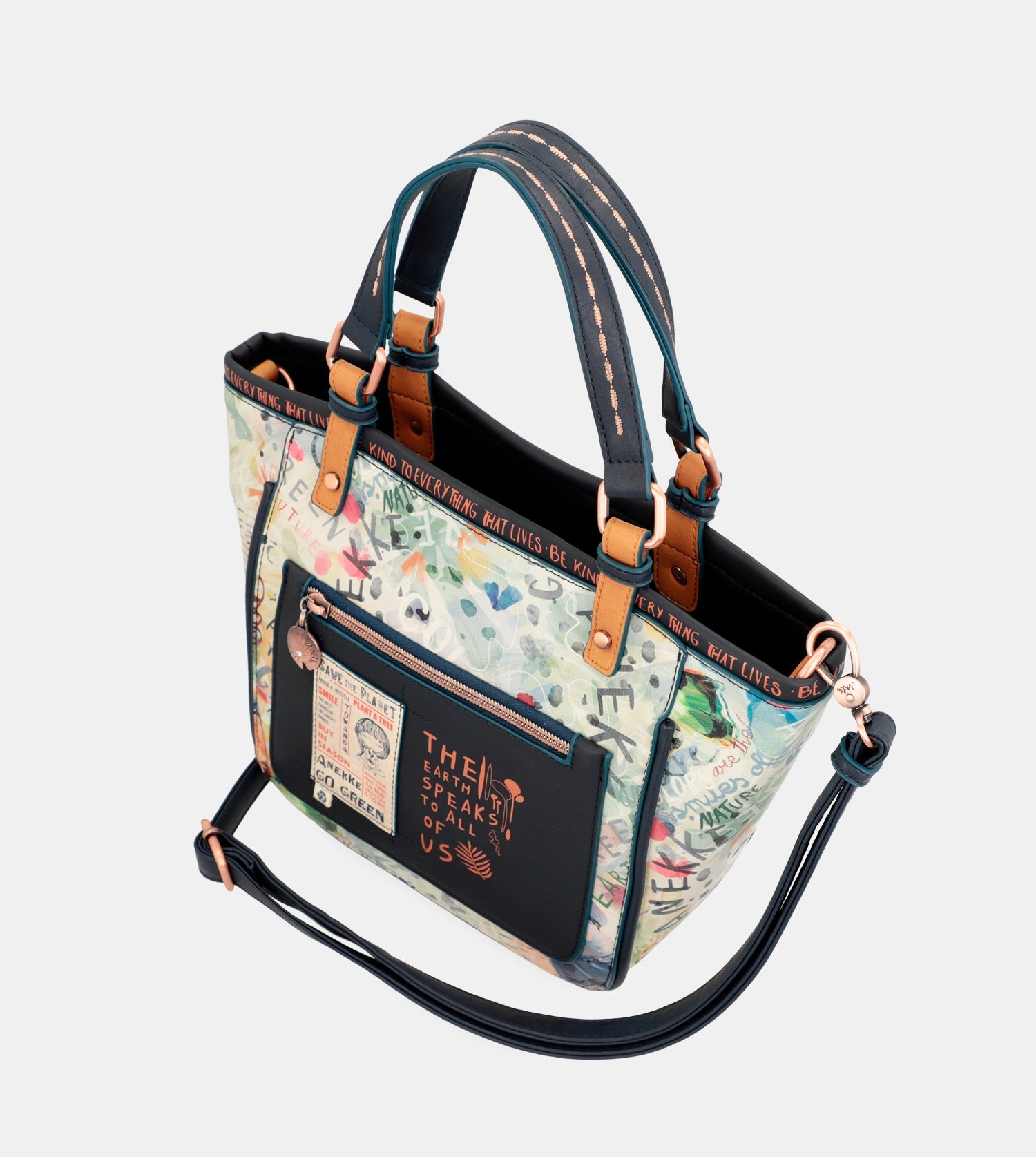 Anekke Pachamama Navy Blue - Kabelka do ruky ♻️ 36771-178