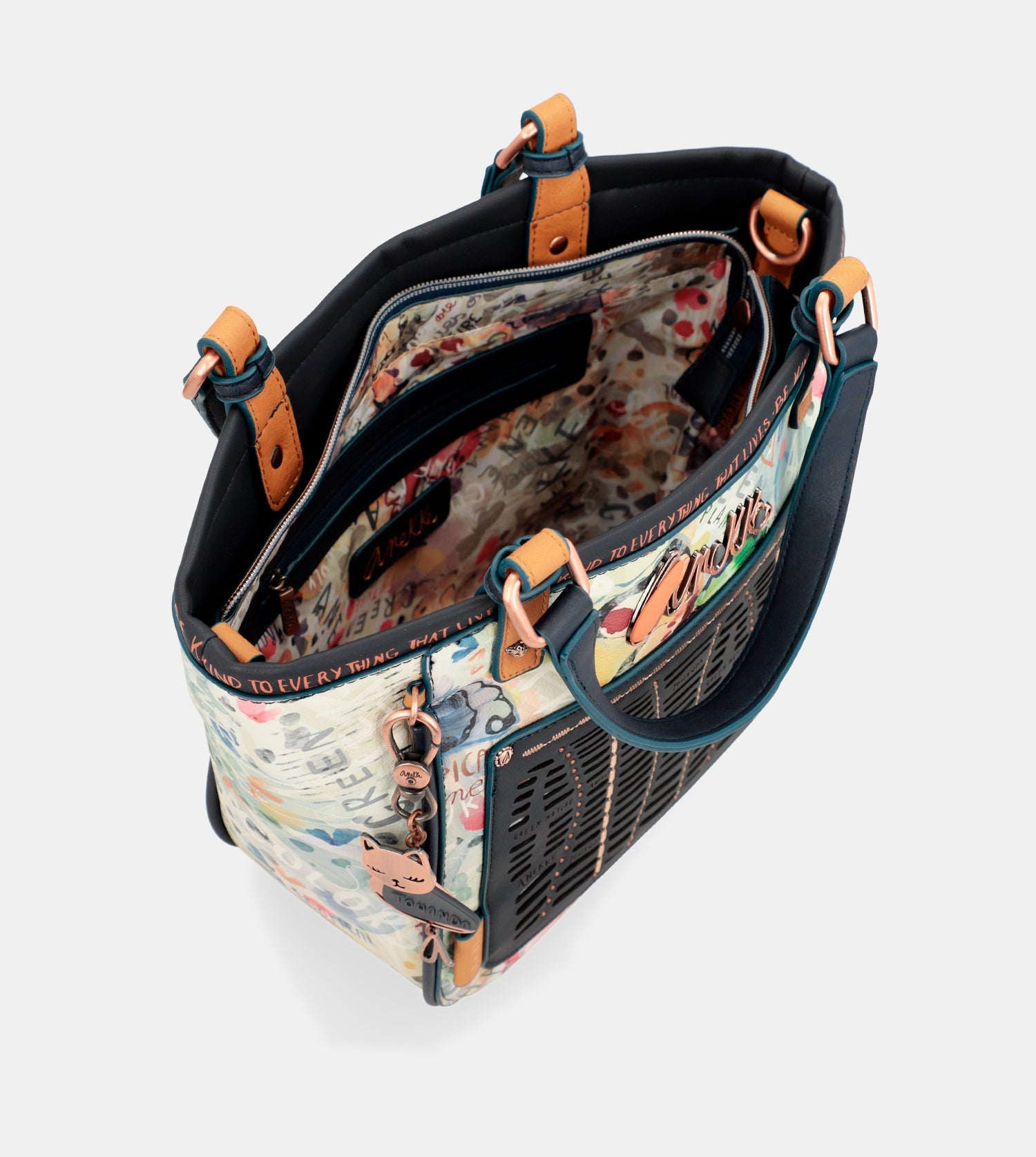 Anekke Pachamama Navy Blue - Kabelka do ruky ♻️ 36771-178