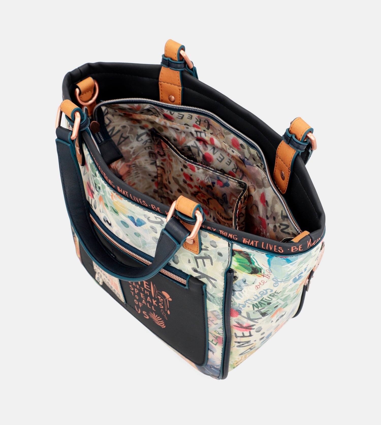 Anekke Pachamama Navy Blue - Kabelka do ruky ♻️ 36771-178
