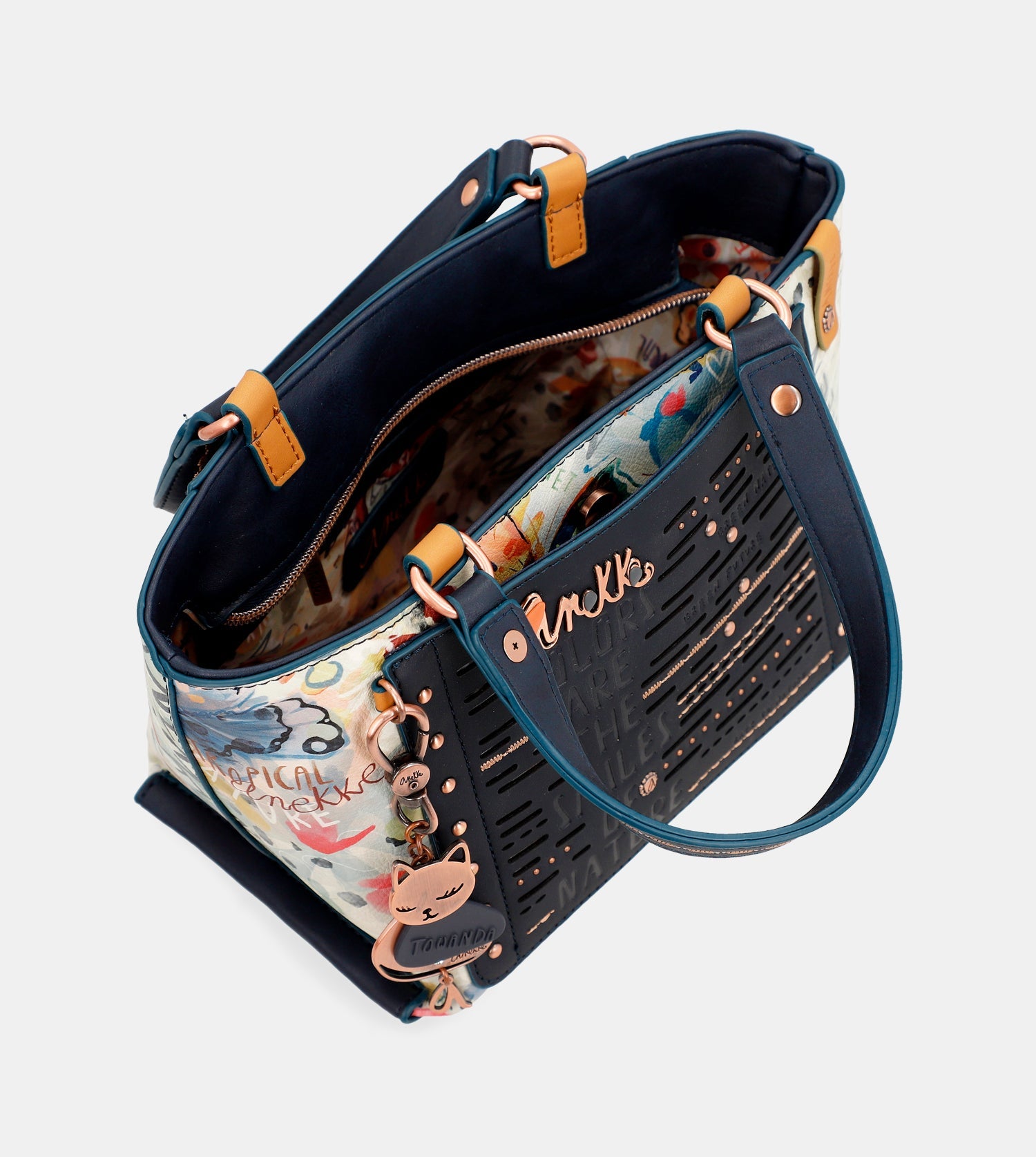 Anekke Pachamama Navy Blue - Kabelka do ruky ♻️ 36771-215