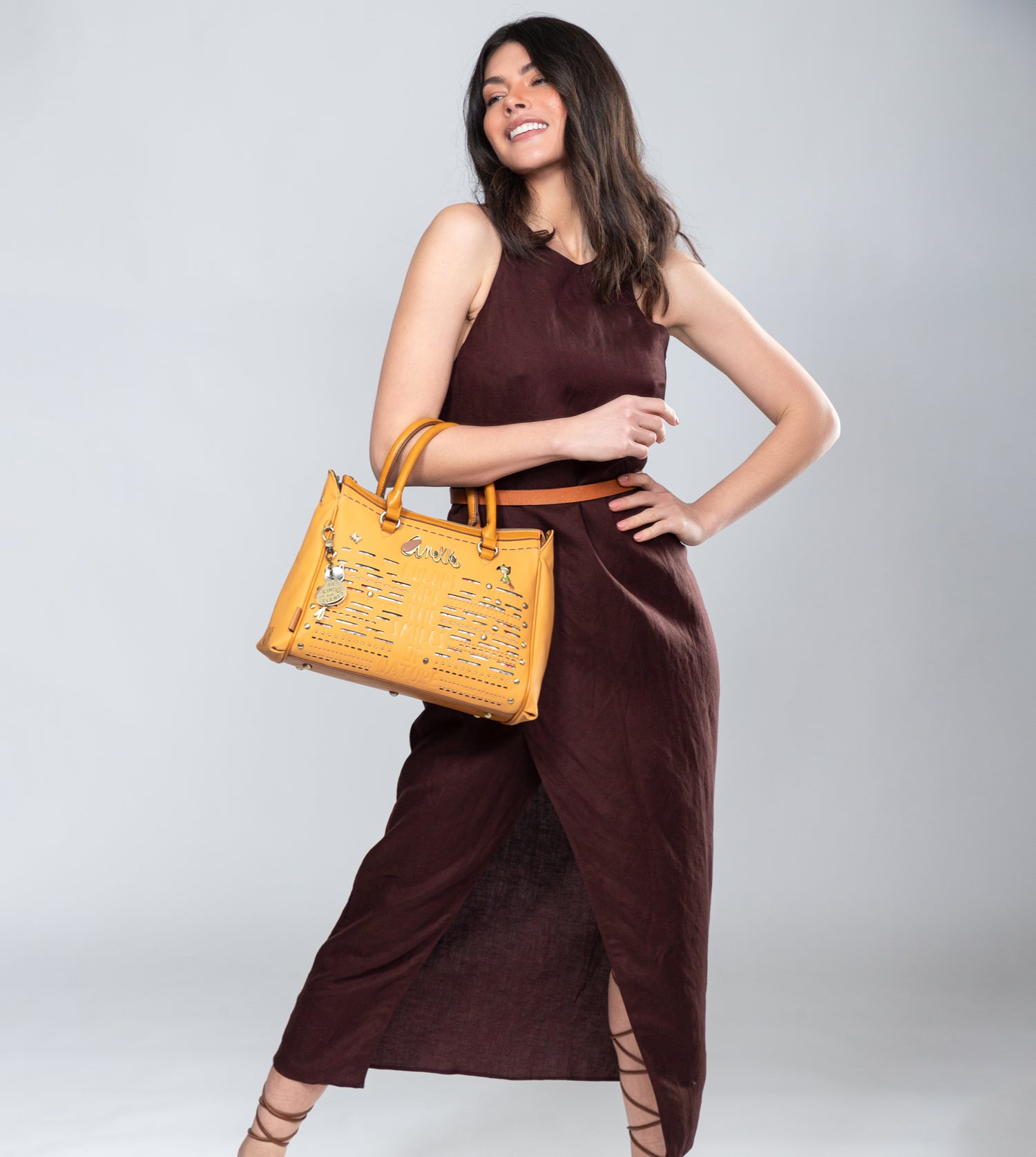 Anekke Pachamama Ochre - Kabelka do ruky ♻️ 36791-164