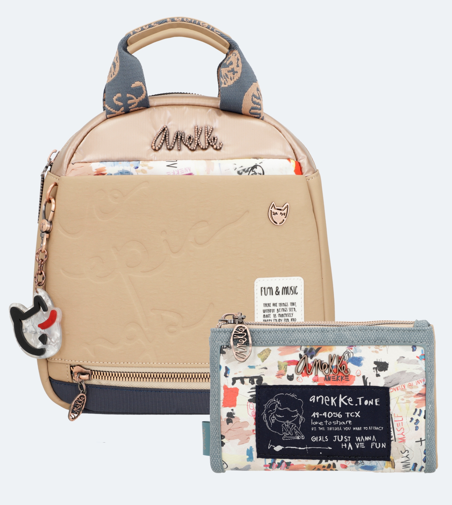 Anekke Power - Set batoh + peňaženka malá ♻️ 34865-167/34869-912