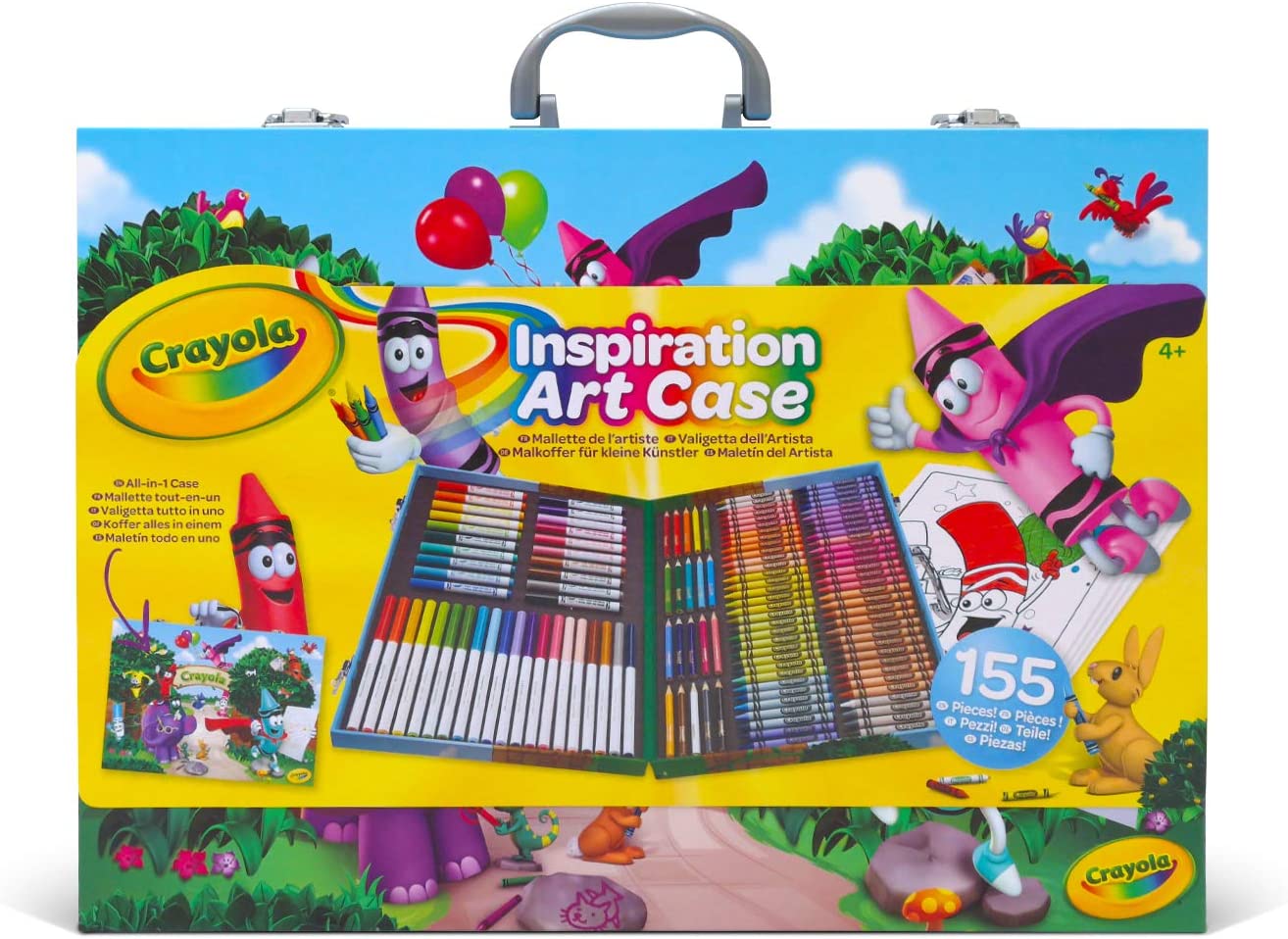 Crayola - Kufrík s pastelkami a fixkami 155ks 22876