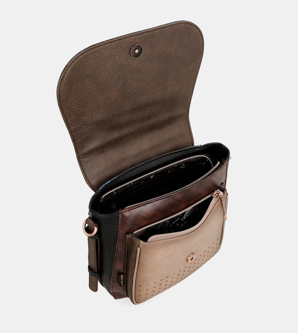 Anekke Shoen Black - Kabelka a batoh v jednom 37715-217
