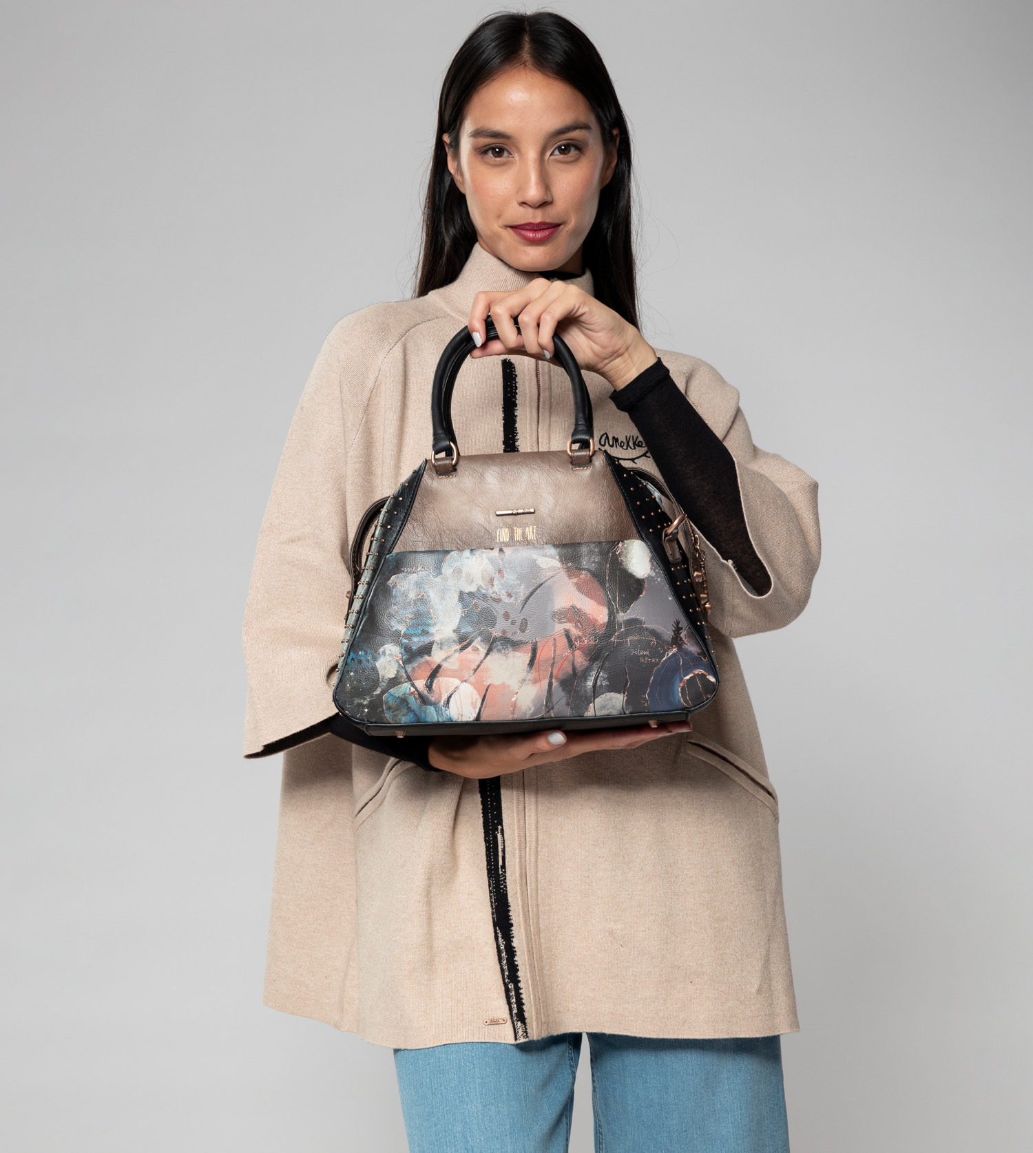 Anekke Shoen Black - Kabelka do ruky 37711-228