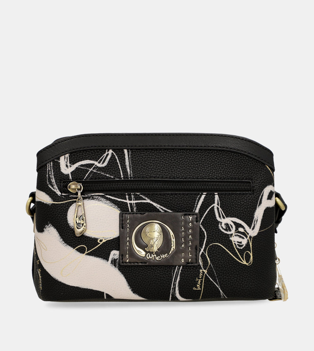 Anekke Nature Shodo Black - Crossbody kabelka ♻️ 37773-258