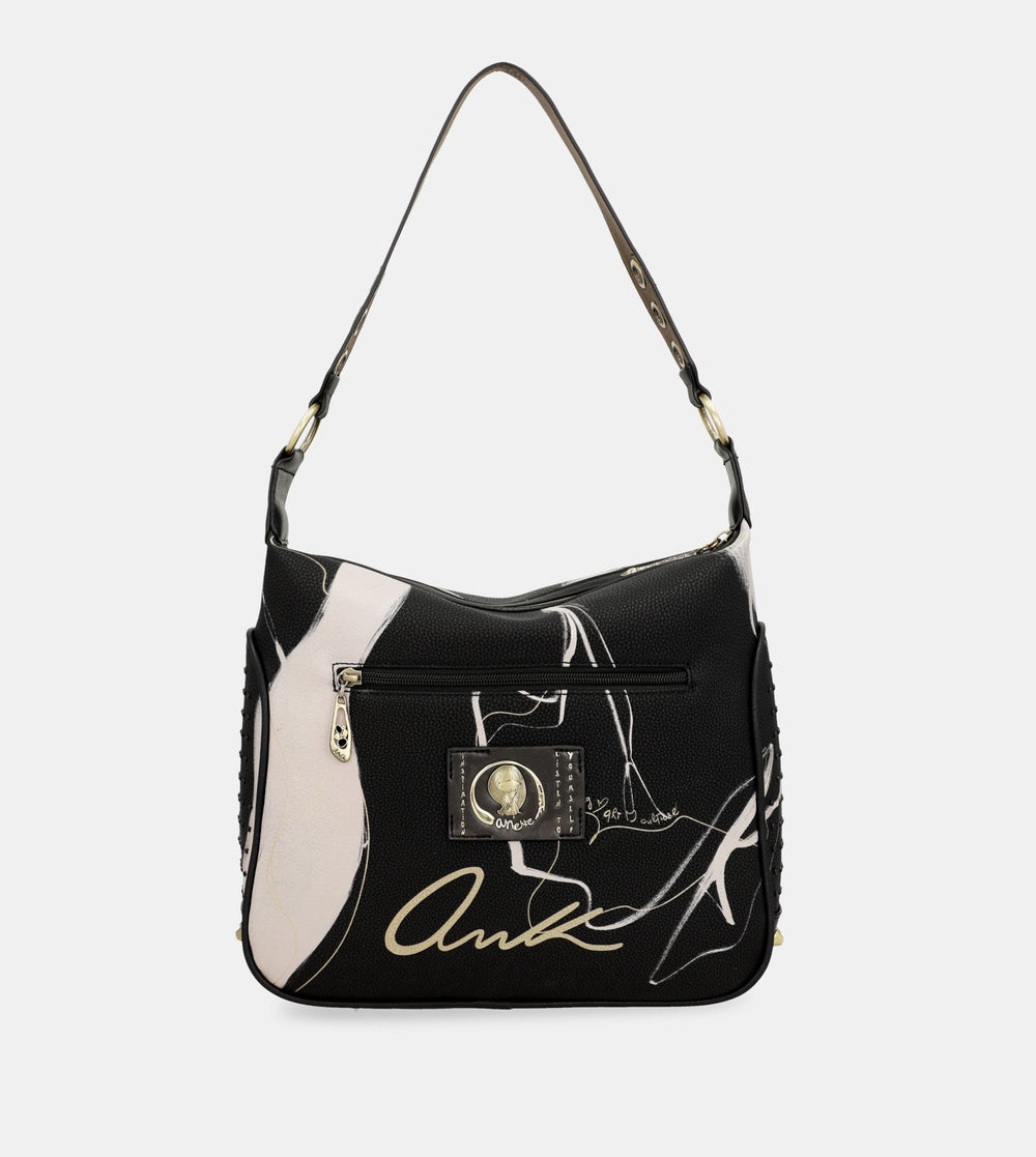 Anekke Nature Shodo Black - Kabelka na plece ♻️ 37772-136