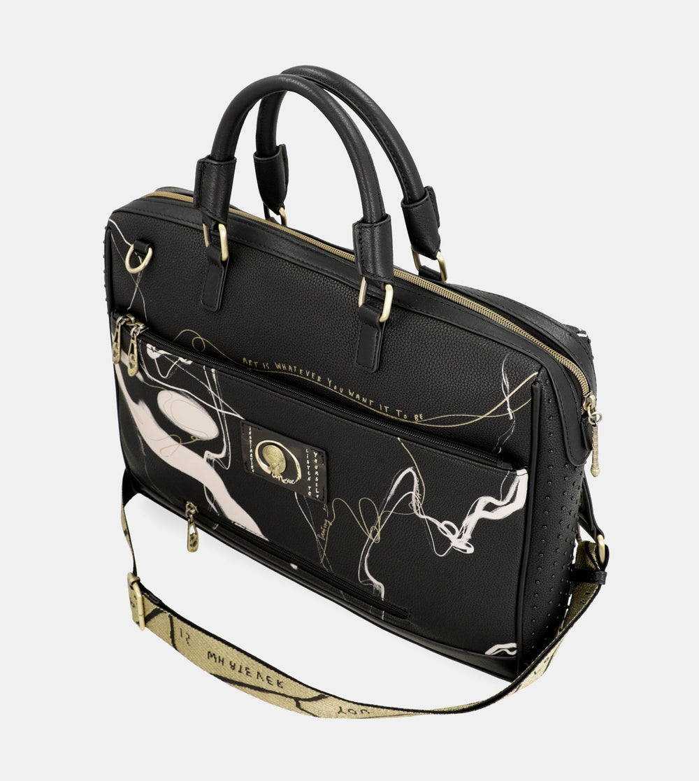 Anekke Nature Shodo Black taška na notebook ♻️ 37776-112