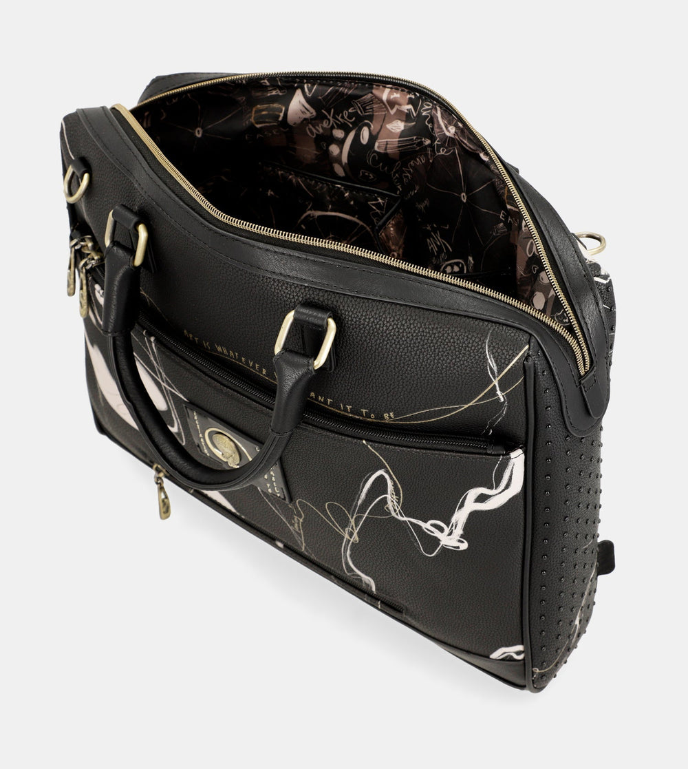 Anekke Nature Shodo Black taška na notebook ♻️ 37776-112