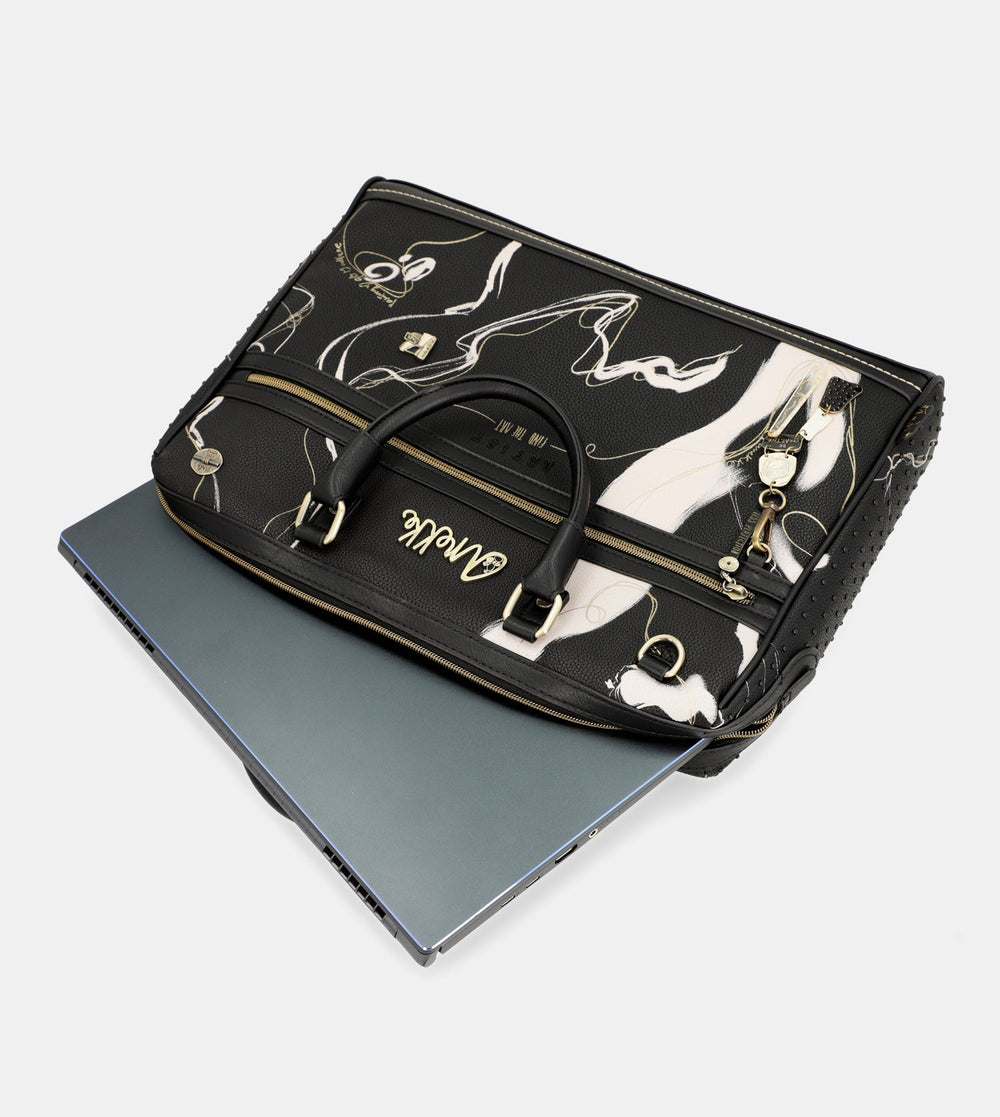 Anekke Nature Shodo Black taška na notebook ♻️ 37776-112