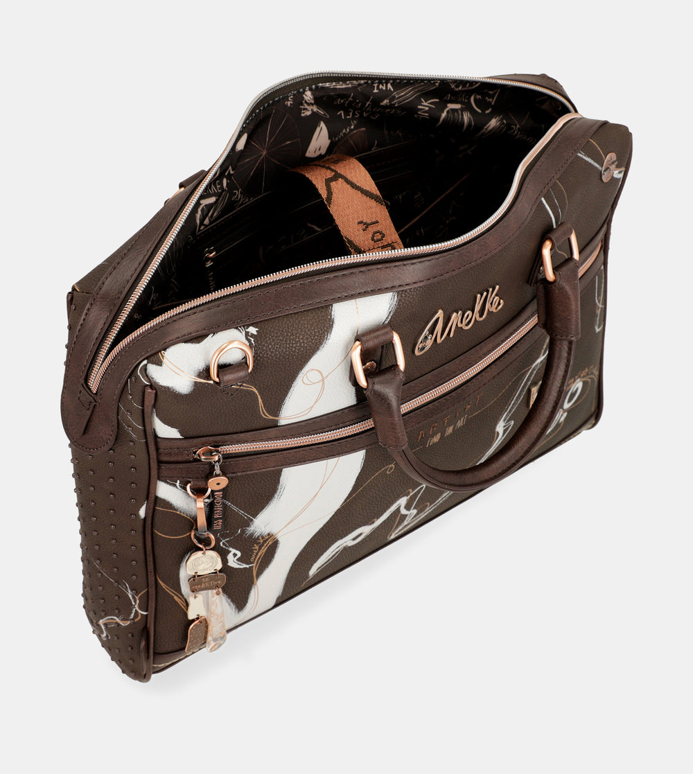 Anekke Nature Shodo Brown taška na notebook ♻️ 37786-112 