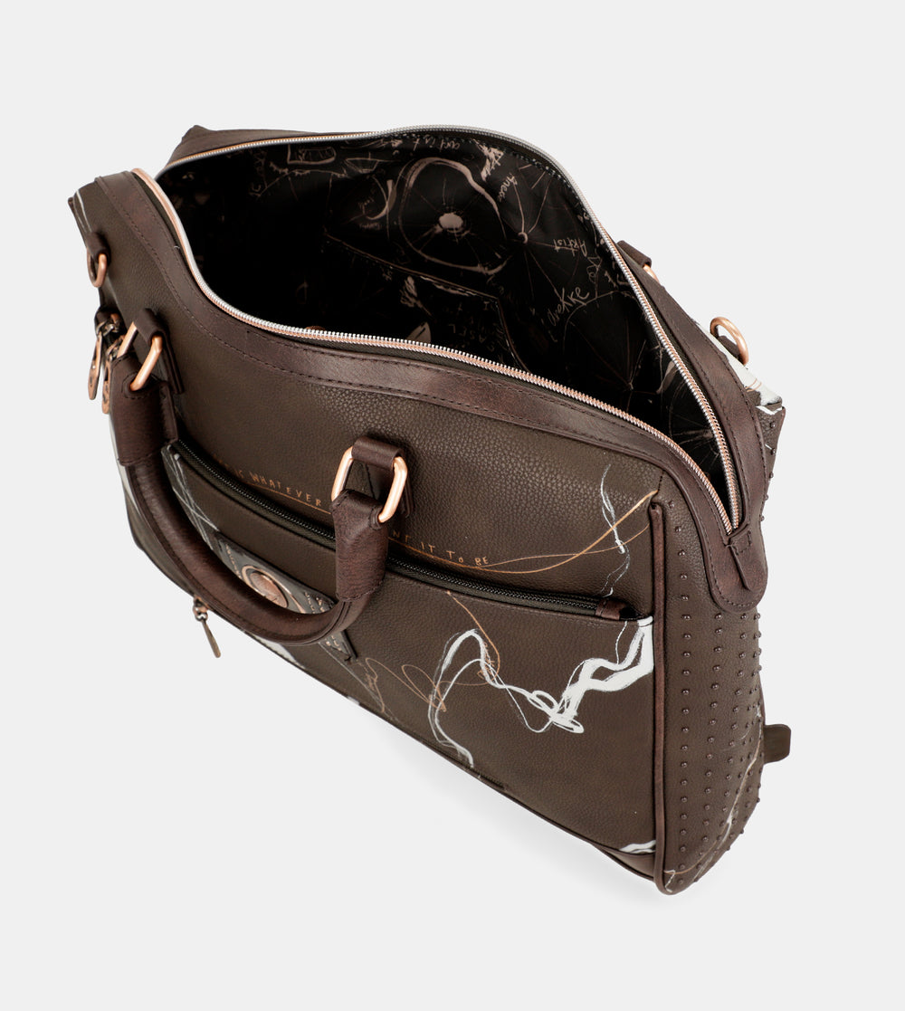 Anekke Nature Shodo Brown taška na notebook ♻️ 37786-112 