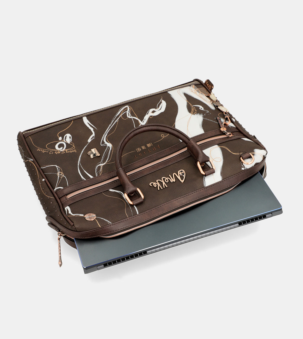 Anekke Nature Shodo Brown taška na notebook ♻️ 37786-112 