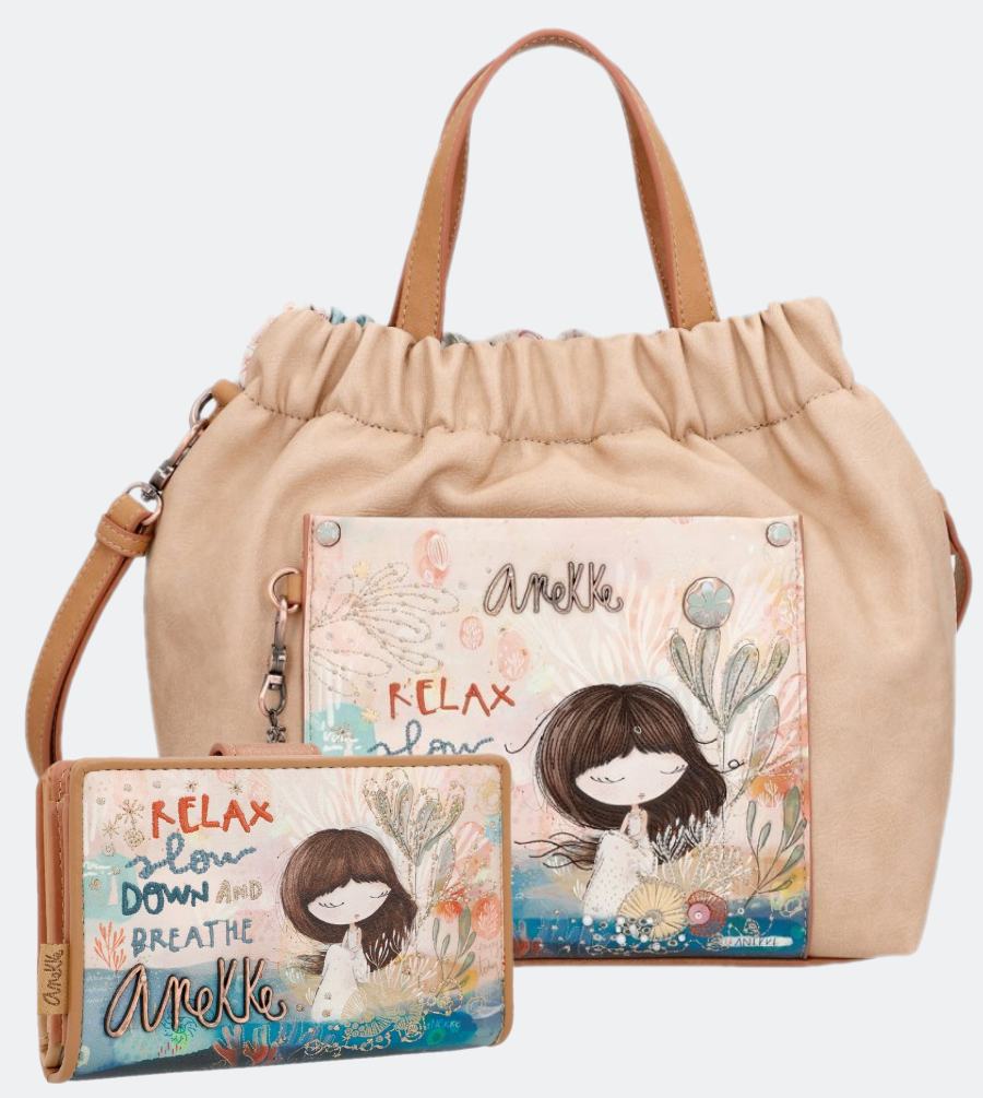 Anekke Mediterranean - Set kabelka do ruky + peňaženka malá 34701-161/34709-902