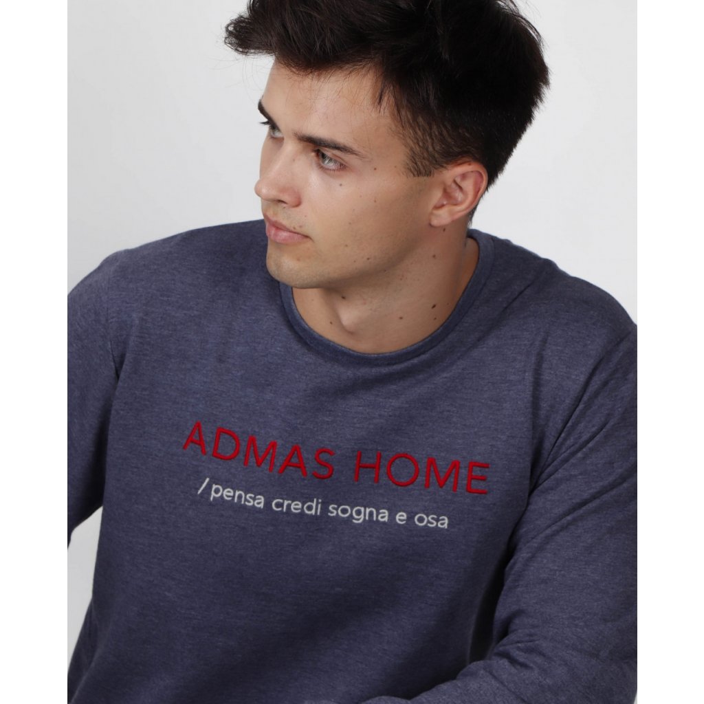 Admas Home - Pánske domáce oblečenie modré 55259