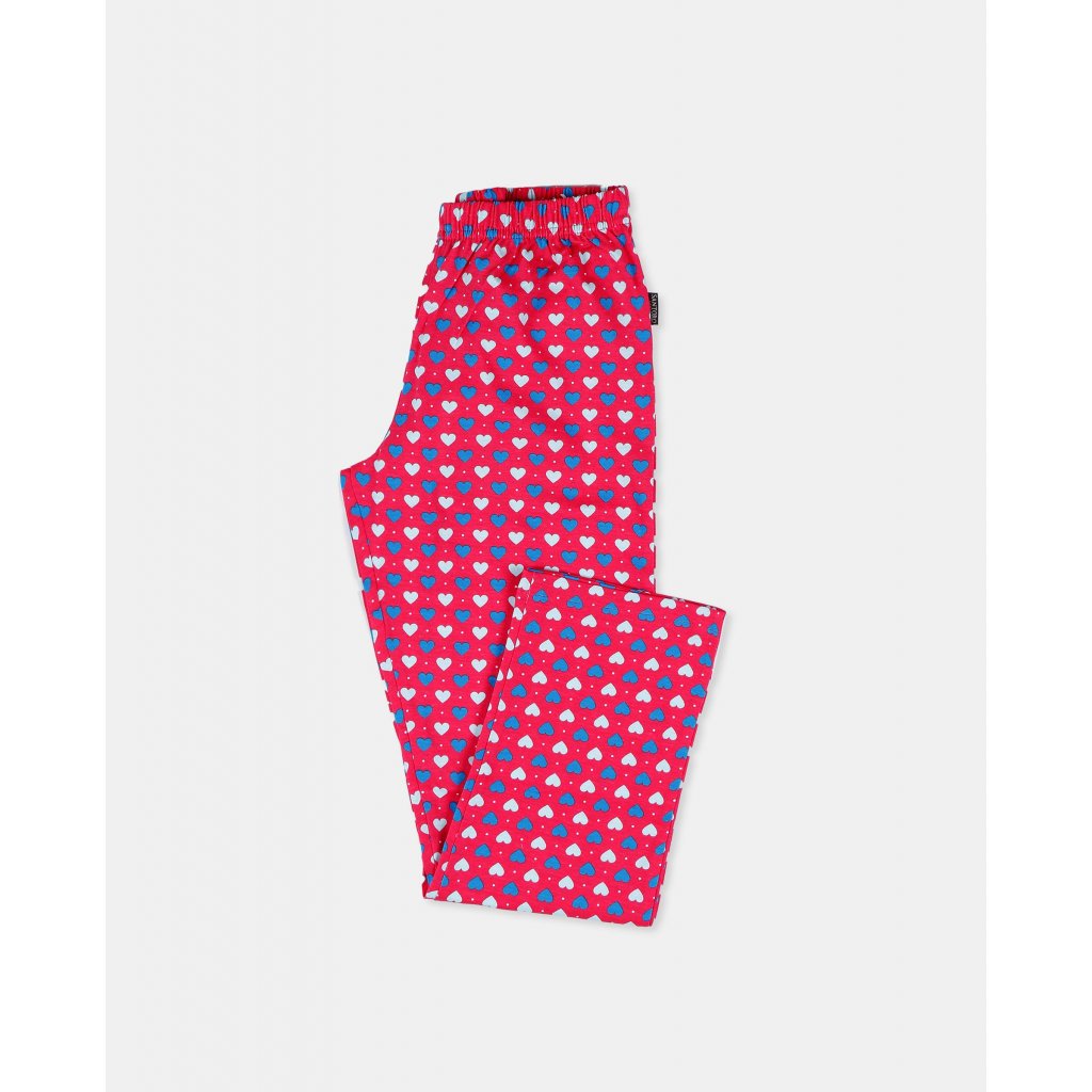 Santoro Gorjuss - Love Grows - Dievčenské pyžamo dlhé modro-červené 55630