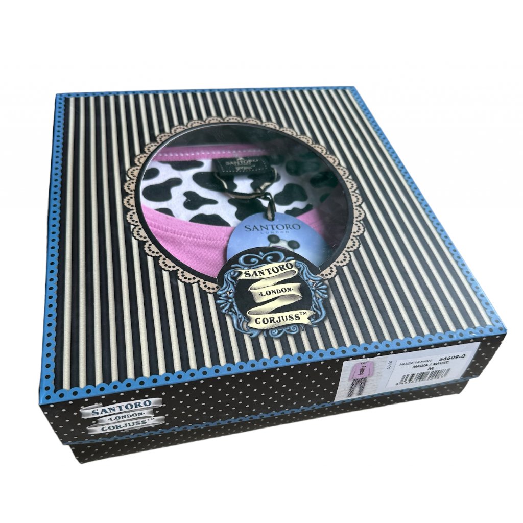 Santoro Gorjuss - Northern Lights - Dámske pyžamo dlhé ružovo-čierne 56609