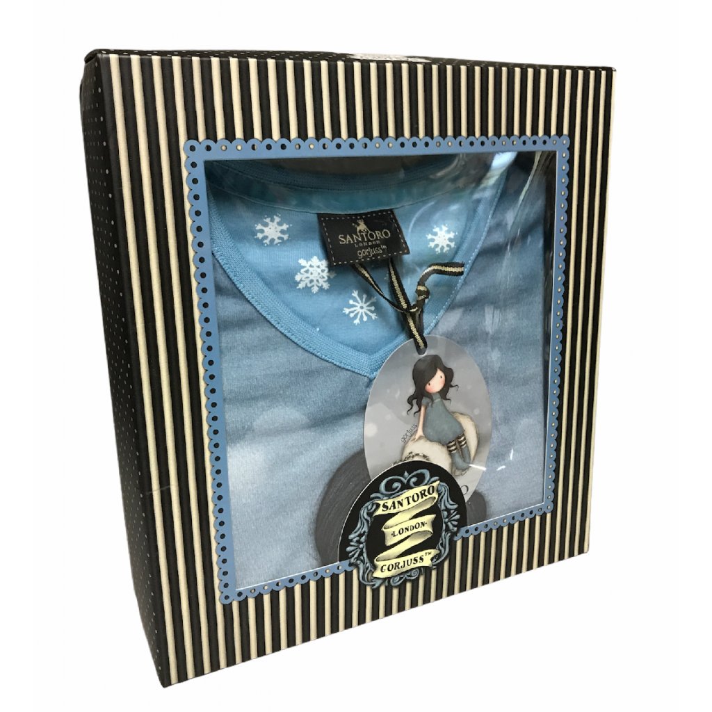 Santoro Gorjuss - Winter Friend - Dievčenské pyžamo dlhé modré 54495-0