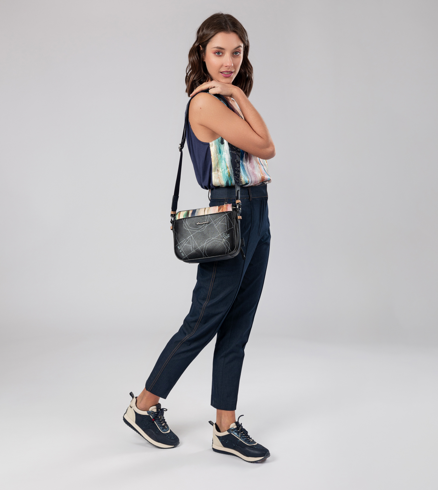 Anekke Studio Navy Blue crossbody kabelka 38753-062
