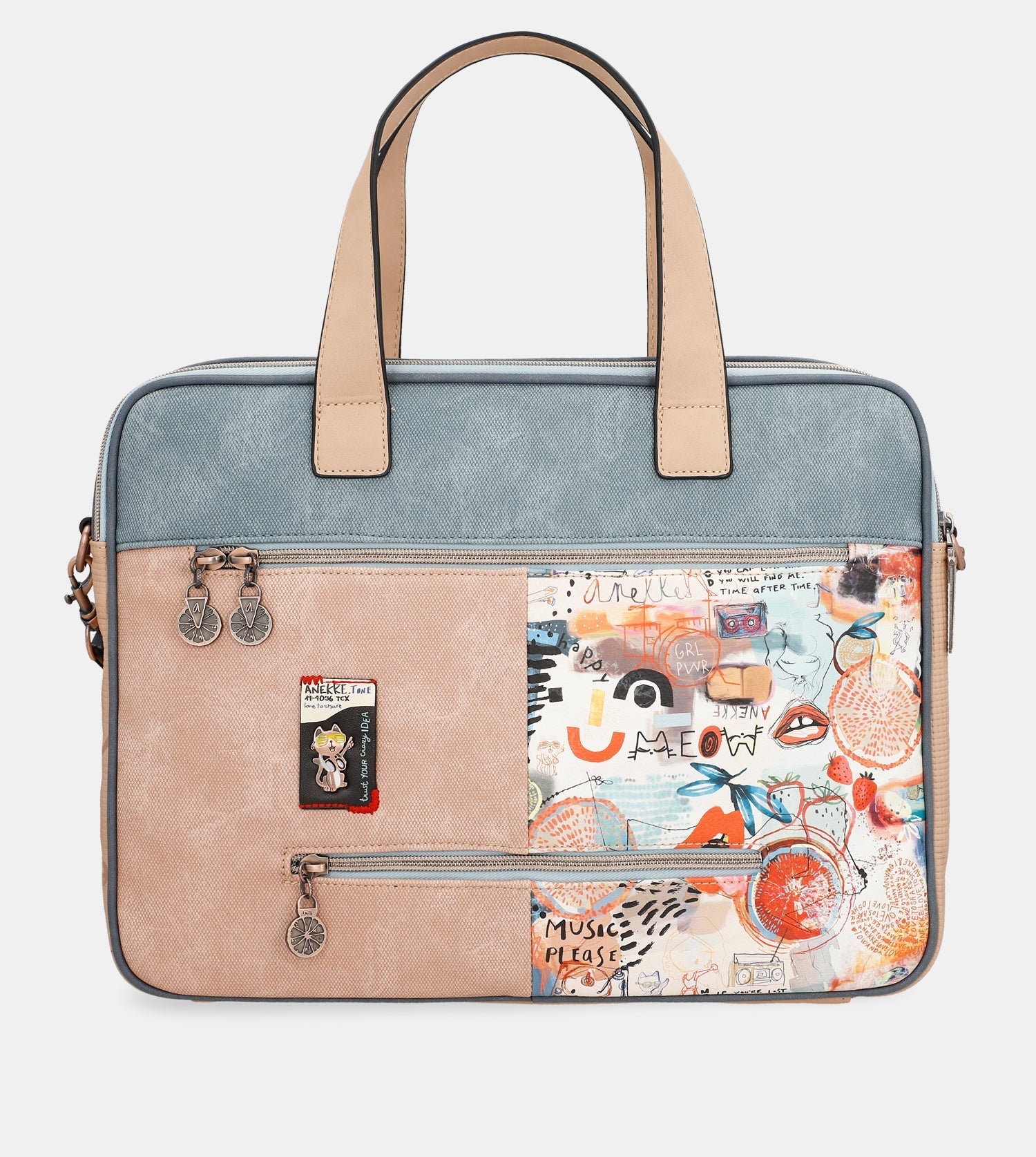  Anekke Fun & Music - Set taška na notebook + kozmetická taška 34806-113/34807-378