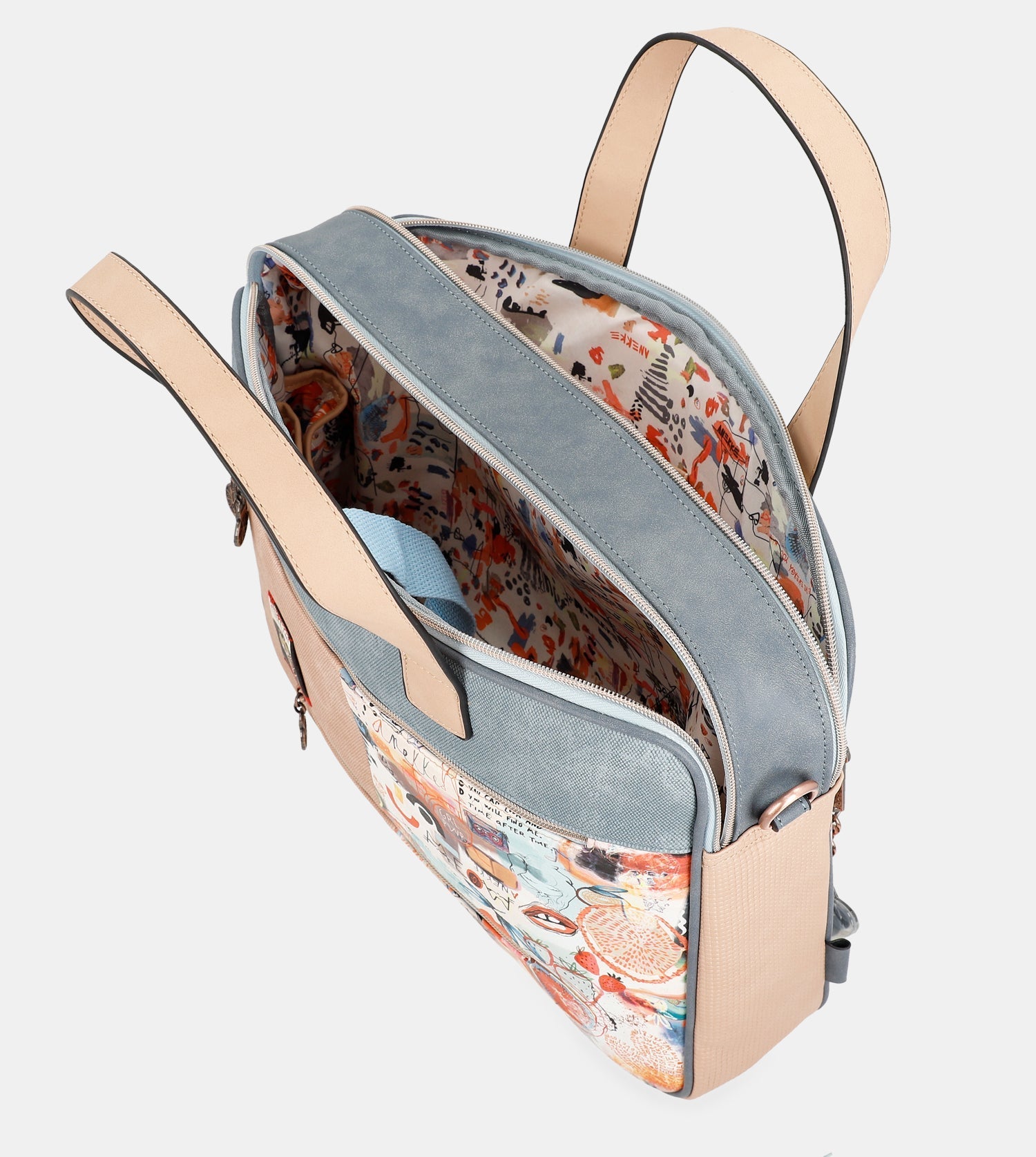  Anekke Fun & Music - Set taška na notebook + kozmetická taška 34806-113/34807-378