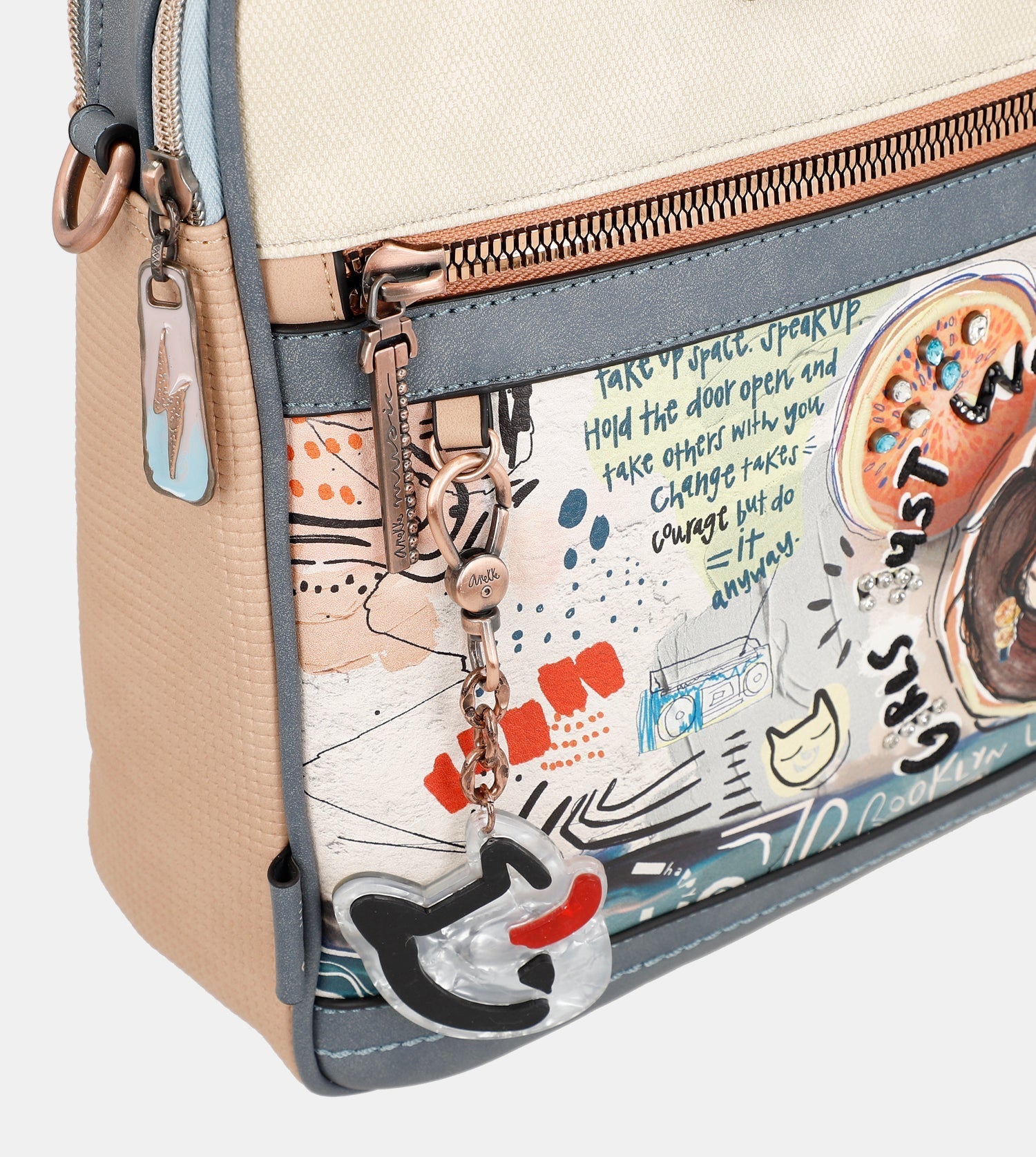  Anekke Fun & Music - Set taška na notebook + kozmetická taška 34806-113/34807-378